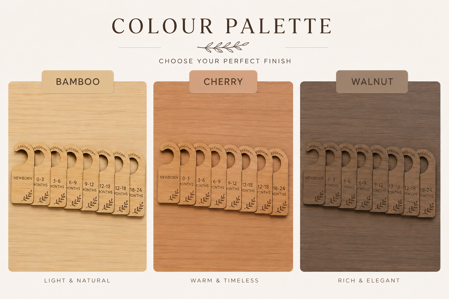 Woodland Baby Wardrobe Dividers