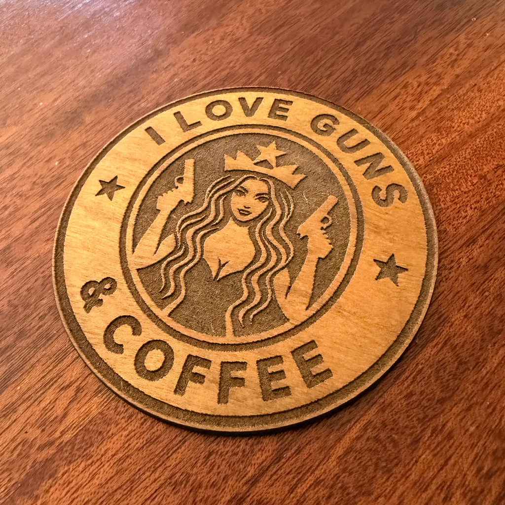 Tactical Coaster Set: Guns 'n Coffee