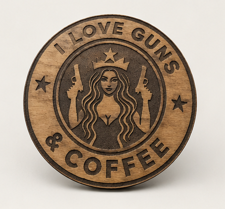 Tactical Coaster Set: Guns 'n Coffee