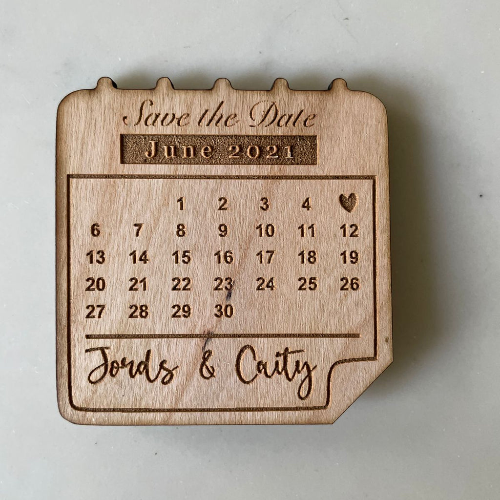 Calendar Keepsake™ Save the Date Magnet
